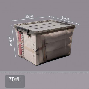 透明收納箱儲物盒