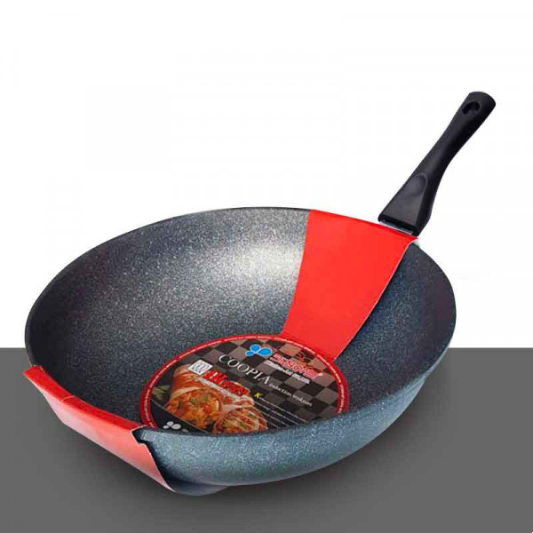 麥飯石不粘鍋-32cm聚能鍋底單鍋