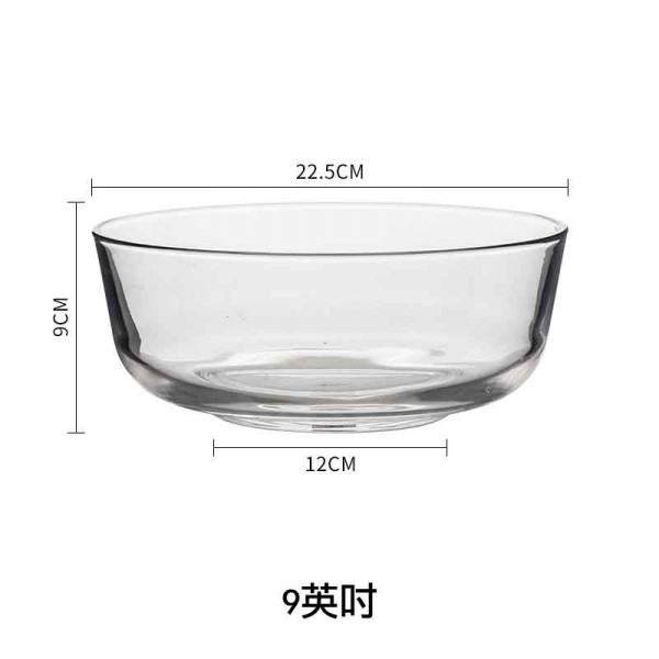 透明玻璃碗沙拉碗