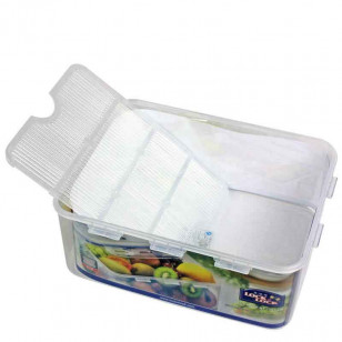 樂扣樂扣保鮮盒大容量塑料便當盒冰箱收納整理廚房食品儲物盒5.5L
