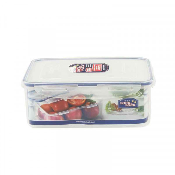 樂扣樂扣保鮮盒長方形冰箱儲物整理盒大容量便當盒食品收納盒2.6L