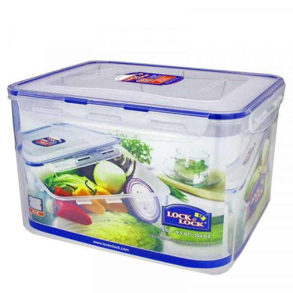 樂扣樂扣大容量塑料保鮮盒PP材質水果蔬菜儲存冰箱收納冷藏盒子