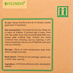HYGINOVA環保消毒除臭噴霧(紙箱補充裝) 5L