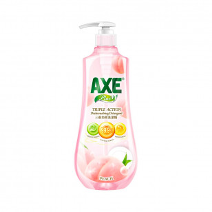 AXE 斧頭牌AXE Plus 三重功效洗潔精蜜桃(孖裝) + 抗菌除噏洗衣液1L 1KGX2+1L